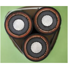 22kV Triplex 3 x 1C x 185mm2 Stranded Al TR-XLPE/WBT/CWS 55.2mm2/WBT/PVC/ HDPE